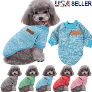 Chihuahua Fleece Puppy Sweater Clothes For Small Pet Dog Warm Clothing Apparel - Picture 1 of 45