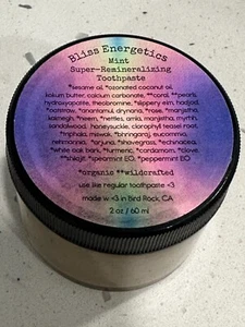 Bliss Energetics Mint Super-Remineralizing Toothpaste, 2 oz / 60 ml Brand New - Picture 1 of 2