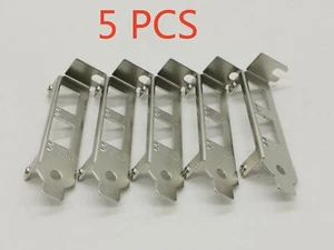 5PCS New Low Profile Bracket for Intel E10G42BTDA X520-DA2 E10G42BFSR X520-SR2 - Picture 1 of 9