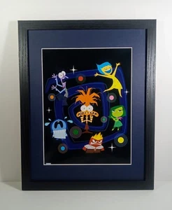 Anxiety Joy Sadness Anger Disgust Fear Display Framed Inside Out 2 Photo Poster - Picture 1 of 4