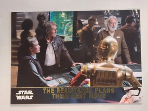 2016 TOPPS STAR WARS THE FORCE AWAKENS #78 RESISTANCE PLANS NEXT MOVE #001/100 - Picture 1 of 2