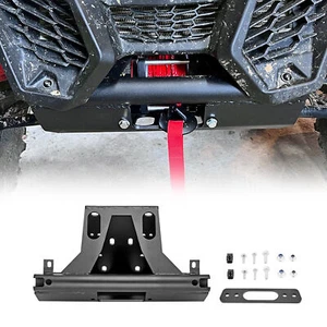 WEISEN Front Bumper Winch Mount Plate Kit For 2017-2025 Can am Maverick X3 Max - Picture 1 of 10