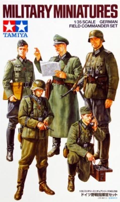 Tamiya 35298 1/35 Scale Model Military Kit WWII German Field Commander Set - Image 1 of 2