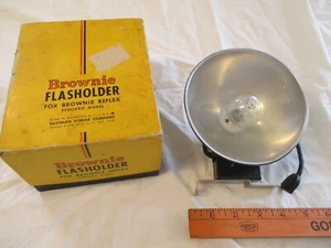 Vtg. Eastman Kodak Brownie Flash Holder Brownie Reflex Synchro Model Camera - Picture 1 of 15