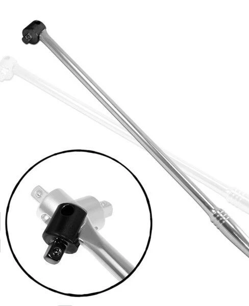 HD PRO 24" x 1/2" inch Drive Chrome Vanadium Steel Breaker Bar Auto Tool Wrench - Image 1 of 1