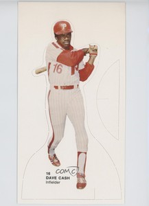 1974 Johnny Pro Philadelphia Phillies Stand-Ups Dave Cash #16