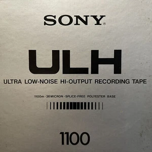 Sony ULH-11-1100-BL Reel Recording Tape, LP, 10" Metal Reel, 3600 ft - Picture 1 of 2