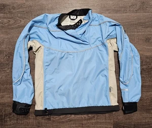 NRS Womens Powerhouse Waterproof Jacket • Size Large • Blue • Pullover - Picture 1 of 10