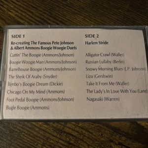 Neville Dickie plays Boogie and Stride rare Cassette Tape album - Boogie Woogie - Picture 1 of 3