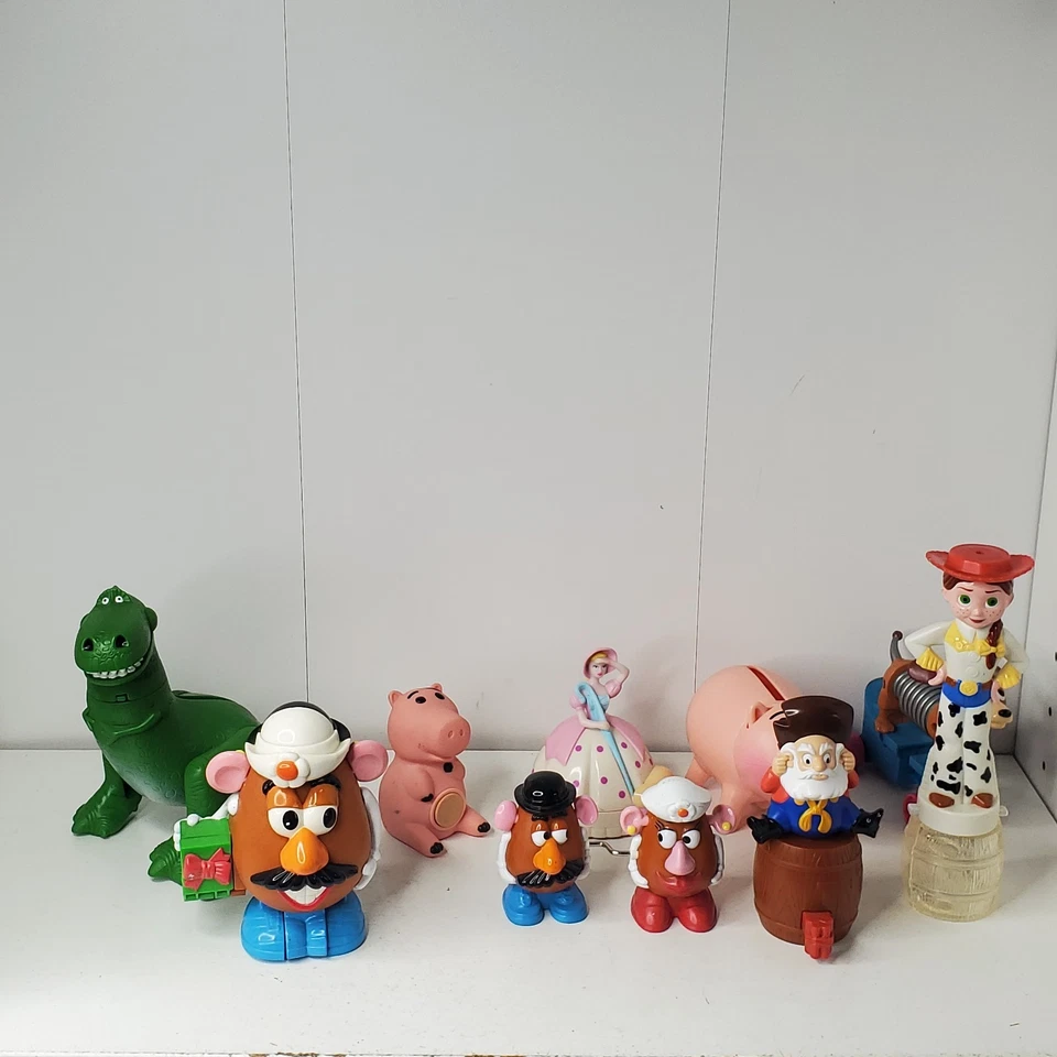 1999 McDonald's Toy Story 2 Happy Meal Toy Set Lot of 9 Toys & Candy Dispensers - Image 1 of 4