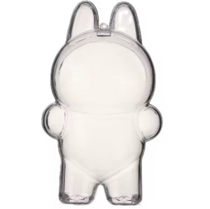Case Clear Protective Display Pop Mart The Monsters Plastic Cover Stand LABUBU - Picture 1 of 7