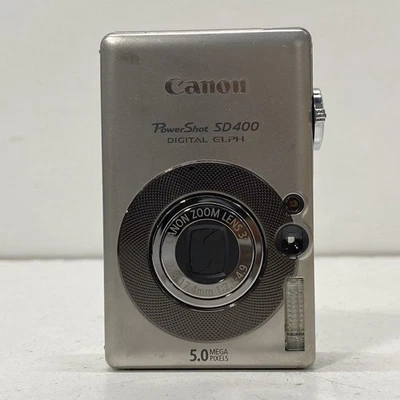 佳能 PowerShot SD400 500 万像素 数码 ELPH 相机(用于零件或维修) — 第 1/4 张图片