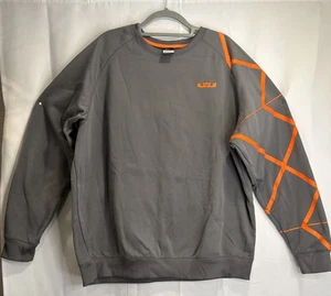 Lebron James Nike 3XL Sweatshirt mit Rundhalsausschnitt grau & orange. logo - Bild 1 von 19