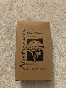 AVON Naturals TEEBAUM reinigende Seife 4 oz/113 g Vintage Neu Neu im Karton selten - Bild 1 von 2