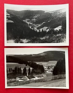 2 x Foto Postal DESCHNEI en las Montañas del Águila alrededor de 1939 ángulo trasero (123872 - Imagen 1 de 2