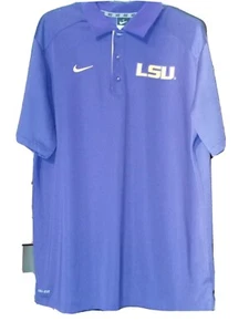 Nike LSU Tiger's Flex Polo -Purple - Picture 1 of 6