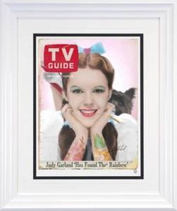 Dorothy (Judy Garland) TV Guide Special By JJ Adams. WHITE FRAME, New with COA. - Picture 1 of 2