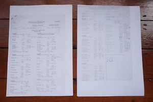 '57 Fascimilie Carriage Working Notice Train Diagrams London Midland Western Div - Picture 1 of 7
