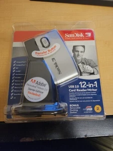 SanDisk USB 2.0 12-N-1 Card Reader/Writer Bonus Removable Docking Station... - Picture 1 of 4