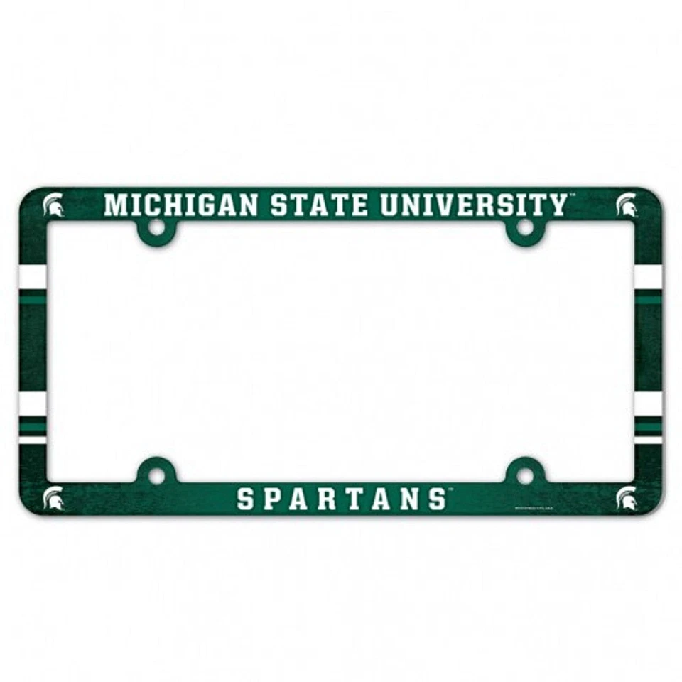 Michigan State Spartans Plastic Full Color License Plate Frame - Image 1 of 1