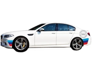 Front and Rear Bumper Car Sticker For BMW 2 3 4 5 Series X1 X3 X5 Double Sides - Picture 1 of 11