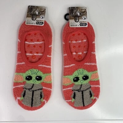 Lot of 2 Star Wars Baby Yoda Women's Slipper Socks - Image 1 of 4