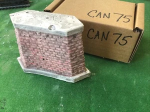 1 X stone Type bridge support pier -OO scale gauge-- 76 MM TALL aged Weathered - Picture 1 of 7