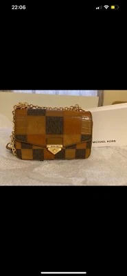 Michael Kors Women's Brown Soho Large Patchwork Signature Logo Shoulder Bag BNWT - Image 1 of 4