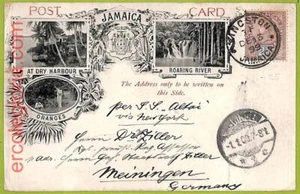 ah0303 - JAMAICA - POSTAL VINTAGE - 1899 - Imagen 1 de 1