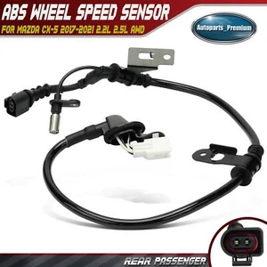 Rear Passenger RH ABS Wheel Speed Sensor for Mazda CX-5 2017-2021 2.2L 2.5L AWD - Picture 1 of 9
