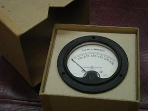 GE Panel Meter, 0 to 600 mA DC, Model ARX70, Type DO-41, TESTED - See  Descript. - Picture 1 of 6