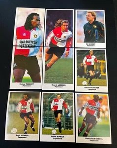 SET DI 9 FIGURINE CALCIATORI SERVICE LINE STARS EUROCUPS 1994-95 FEYENOORD - Picture 1 of 1