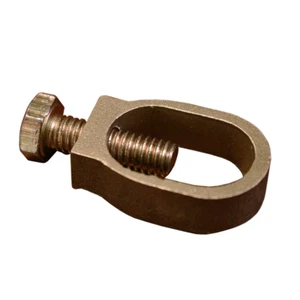5/8" Kupfer Erdung bearbeitet Guss Klemme Kabel zu Erdungsstab Bondverbinder - Bild 1 von 1