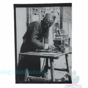Matted 8"x6" Old Photograph a public letter-writer of Qing Dynasty China 1919s - Picture 1 of 3
