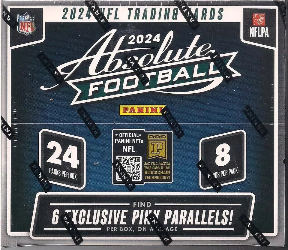 2024 Panini Absolute Football Factory Sealed Retail 24 Pack Box