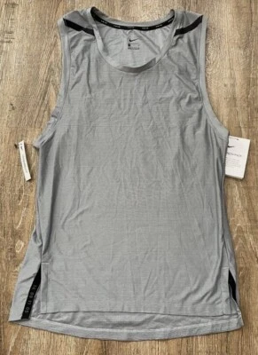 Camiseta sin mangas de entrenamiento Nike Tech Pack gris talla pequeña AR0198-043 para hombre Foto 1 de 4