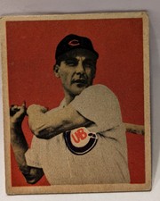 PHIL CAVARRETTA CHICAGO CUBS 1949 BOWMAN CARD #5