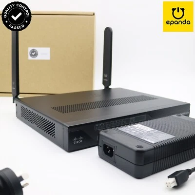 Cisco C897VAG-LTE-LA-K9, 4xGigE-PoE 800-IL-PM-4 125W-PSU, AdvIpServices, 1Y-Wty - Image 1 of 4