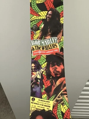Corbata Ralph Marlin 1995 Bob Marley & The Wailers Tuff Gong Uprising EE. UU. Foto 1 de 4