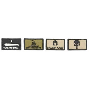 Walker's PATRIOT PATCH KIT - 4 ASSORTED PATCHES (MOAONA ABE VERSION) - Picture 1 of 3