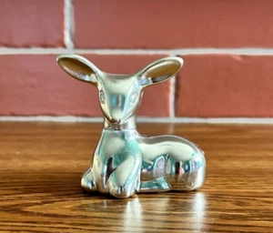 Avon Silver Fawn Perfume Bottle Charisma Vintage Avon Bottle - Picture 1 of 7
