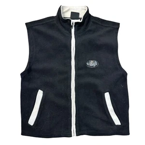Guinness Fleece Gilet Jacket Regular Fit Black Mens Small - Picture 1 of 5