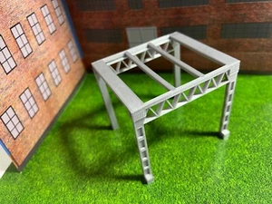 HO Scale Wide Trestle Platform for Elevated Train or Subway Open Girder Side - Picture 1 of 4