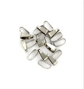 200 broches de fianza a presión tono plateado 11 mm x 4 mm - FD439 - Imagen 1 de 2