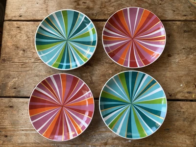 Juego de 4 placas a rayas Julia Minasian para Target - 6,5" Foto 1 de 4