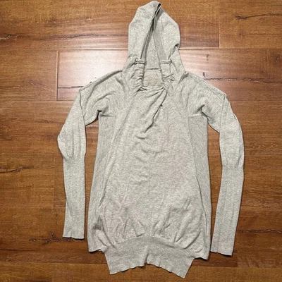 Suéter con Capucha Allsaints Spitalfields Para Mujer S Gris Mezcla de Lana Avant Garde Alt Foto 1 de 4