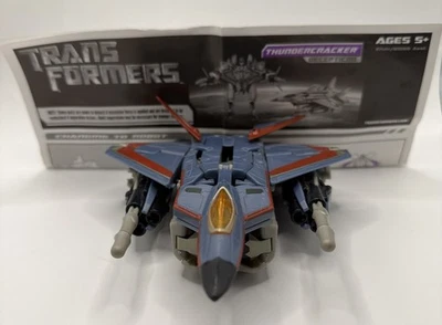Transformers 2007 Movie Thundercracker Hasbro Decepticon With Instructions - Image 1 of 4