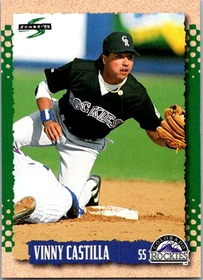 Vinny Castilla 1995 Score #483 Colorado Rockies - Image 1 of 2