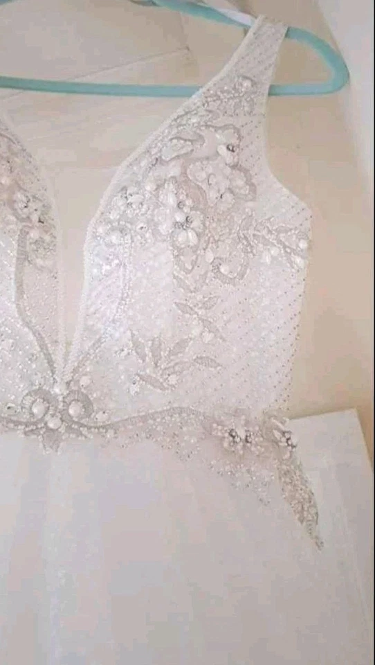 Embellished Wedding Dress - Image 1 of 4