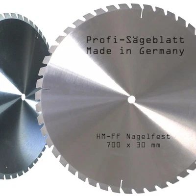 2 x HM Kreissägeblatt 700 mm Z=48 Widia FF Nagelfest Sägeblatt Wippsägeblatt - Bild 1 von 4